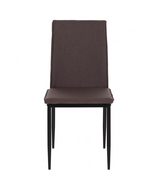 ΚΑΡΕΚΛΑ ΤΡΑΠΕΖΑΡΙΑΣ PERKY HM18347.03 ΚΑΦΕ ΥΦΑΣΜΑ-ΜΕΤΑΛ. ΠΟΔΙΑ ΜΑΥΡΑ 44x60x87Υεκ