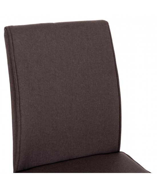 ΚΑΡΕΚΛΑ ΤΡΑΠΕΖΑΡΙΑΣ PERKY HM18347.03 ΚΑΦΕ ΥΦΑΣΜΑ-ΜΕΤΑΛ. ΠΟΔΙΑ ΜΑΥΡΑ 44x60x87Υεκ