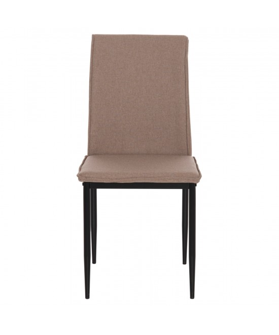 ΚΑΡΕΚΛΑ ΤΡΑΠΕΖΑΡΙΑΣ PERKY HM18347.04 ΜΠΕΖ ΥΦΑΣΜΑ-ΜΕΤΑΛ. ΠΟΔΙΑ ΜΑΥΡΑ 44x60x87Υεκ