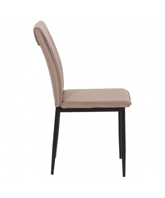 ΚΑΡΕΚΛΑ ΤΡΑΠΕΖΑΡΙΑΣ PERKY HM18347.04 ΜΠΕΖ ΥΦΑΣΜΑ-ΜΕΤΑΛ. ΠΟΔΙΑ ΜΑΥΡΑ 44x60x87Υεκ