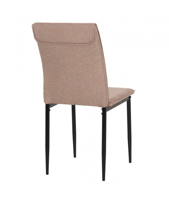 ΚΑΡΕΚΛΑ ΤΡΑΠΕΖΑΡΙΑΣ PERKY HM18347.04 ΜΠΕΖ ΥΦΑΣΜΑ-ΜΕΤΑΛ. ΠΟΔΙΑ ΜΑΥΡΑ 44x60x87Υεκ