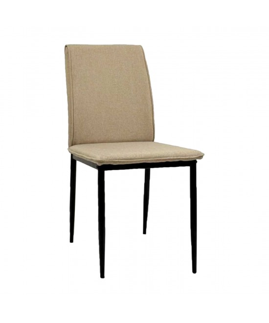 ΚΑΡΕΚΛΑ ΤΡΑΠΕΖΑΡΙΑΣ PERKY HM18347.04 ΜΠΕΖ ΥΦΑΣΜΑ-ΜΕΤΑΛ. ΠΟΔΙΑ ΜΑΥΡΑ 44x60x87Υεκ