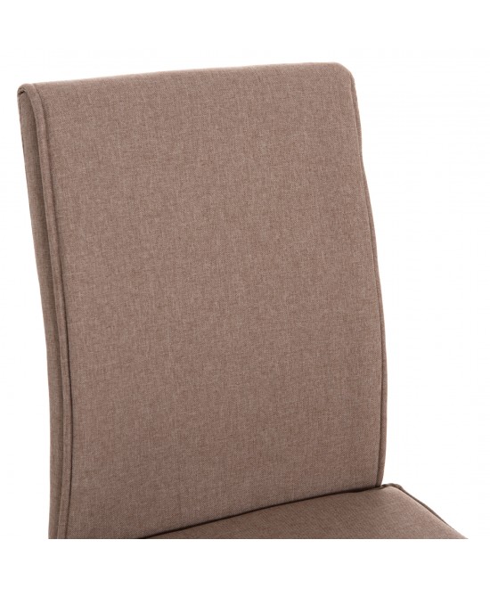 ΚΑΡΕΚΛΑ ΤΡΑΠΕΖΑΡΙΑΣ PERKY HM18347.04 ΜΠΕΖ ΥΦΑΣΜΑ-ΜΕΤΑΛ. ΠΟΔΙΑ ΜΑΥΡΑ 44x60x87Υεκ