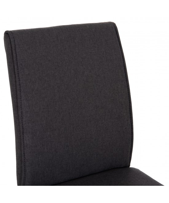 ΚΑΡΕΚΛΑ ΤΡΑΠΕΖΑΡΙΑΣ PERKY HM18347.01 ΓΚΡΙ ΥΦΑΣΜΑ-ΜΕΤΑΛ. ΠΟΔΙΑ ΜΑΥΡΑ 44x60x87Υεκ