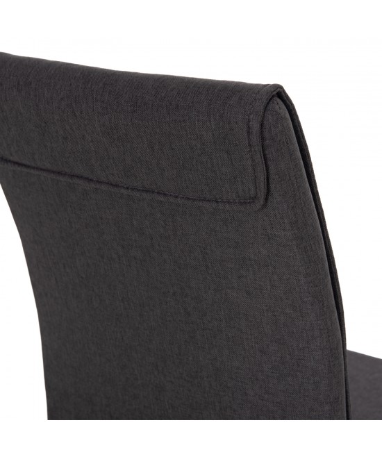 ΚΑΡΕΚΛΑ ΤΡΑΠΕΖΑΡΙΑΣ PERKY HM18347.01 ΓΚΡΙ ΥΦΑΣΜΑ-ΜΕΤΑΛ. ΠΟΔΙΑ ΜΑΥΡΑ 44x60x87Υεκ