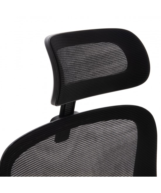 ΚΑΡΕΚΛΑ ΓΡΑΦΕΙΟΥ BLAZER HM1205.01 ΜΑΥΡΟ MESH-ΜΑΥΡΟΣ ΣΚΕΛΕΤΟΣ 60x58x110-130Υεκ.