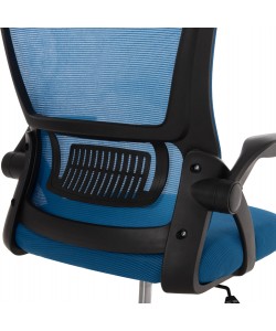 ΚΑΡΕΚΛΑ ΓΡΑΦΕΙΟΥ BLAZER HM1205.03 ΜΠΛΕ MESH-ΜΑΥΡΟΣ ΣΚΕΛΕΤΟΣ 60x58x110-130Υεκ.