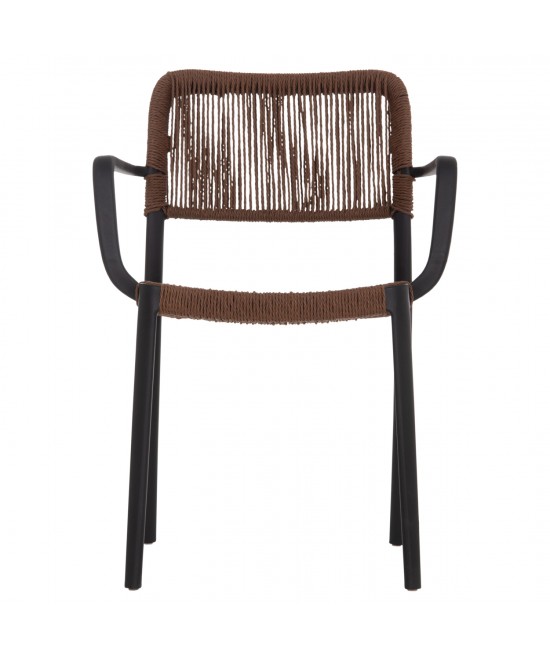 ΠΟΛΥΘΡΟΝΑ ΕΞ.ΧΩΡΟΥ STRIDER HM6391.02 ΜΑΥΡΟ ΠΟΛΥΠΡΟΠΥΛΕΝΙΟ--ΚΑΦΕ ΣΧΟΙΝΙ 57x53x80Υεκ.