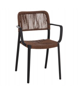 ΠΟΛΥΘΡΟΝΑ ΕΞ.ΧΩΡΟΥ STRIDER HM6391.02 ΜΑΥΡΟ ΠΟΛΥΠΡΟΠΥΛΕΝΙΟ--ΚΑΦΕ ΣΧΟΙΝΙ 57x53x80Υεκ.