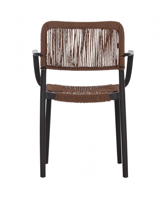 ΠΟΛΥΘΡΟΝΑ ΕΞ.ΧΩΡΟΥ STRIDER HM6391.02 ΜΑΥΡΟ ΠΟΛΥΠΡΟΠΥΛΕΝΙΟ--ΚΑΦΕ ΣΧΟΙΝΙ 57x53x80Υεκ.