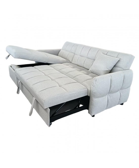 ΓΩΝΙΑΚΟΣ ΚΑΝΑΠΕΣ-ΚΡΕΒΑΤΙ ΑΝΑΣΤΡΕΨΙΜΟΣ NEZU HM3294.02 ΜΠΕΖ ΥΦΑΣΜΑ 210x140x78Υεκ. ΓΩΝΙΑΚΟΣ ΚΑΝΑΠΕΣ-ΚΡΕΒΑΤΙ ΑΝΑΣΤΡΕΨΙΜΟΣ NEZU HM3294.02 ΜΠΕΖ ΥΦΑΣΜΑ 210x140x78Υεκ.