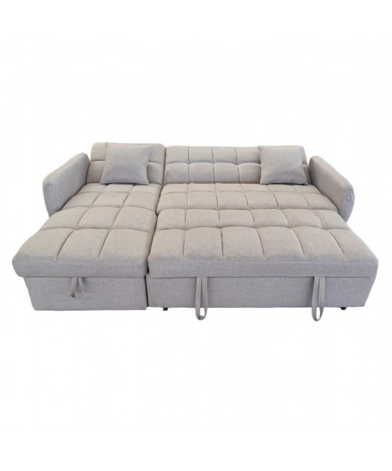 ΓΩΝΙΑΚΟΣ ΚΑΝΑΠΕΣ-ΚΡΕΒΑΤΙ ΑΝΑΣΤΡΕΨΙΜΟΣ NEZU HM3294.02 ΜΠΕΖ ΥΦΑΣΜΑ 210x140x78Υεκ. ΓΩΝΙΑΚΟΣ ΚΑΝΑΠΕΣ-ΚΡΕΒΑΤΙ ΑΝΑΣΤΡΕΨΙΜΟΣ NEZU HM3294.02 ΜΠΕΖ ΥΦΑΣΜΑ 210x140x78Υεκ.