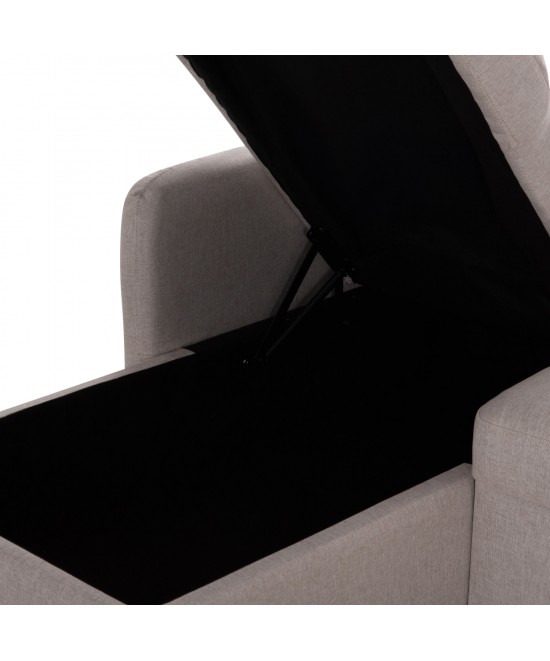 ΓΩΝΙΑΚΟΣ ΚΑΝΑΠΕΣ-ΚΡΕΒΑΤΙ ΑΝΑΣΤΡΕΨΙΜΟΣ NEZU HM3294.02 ΜΠΕΖ ΥΦΑΣΜΑ 210x140x78Υεκ. ΓΩΝΙΑΚΟΣ ΚΑΝΑΠΕΣ-ΚΡΕΒΑΤΙ ΑΝΑΣΤΡΕΨΙΜΟΣ NEZU HM3294.02 ΜΠΕΖ ΥΦΑΣΜΑ 210x140x78Υεκ.