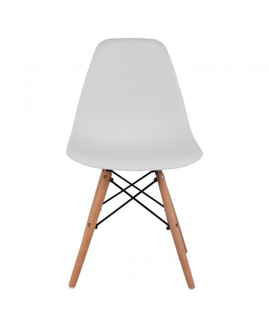 ΚΑΡΕΚΛΑ ΤΡΑΠΕΖΑΡΙΑΣ 2ΤΜΧ TWIST HM8460.21 ΛΕΥΚΟ PP--ΞΥΛΟ ΟΞΙΑΣ 46x50x82Υεκ.