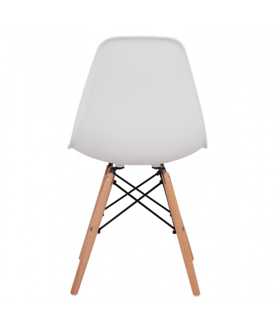 ΚΑΡΕΚΛΑ ΤΡΑΠΕΖΑΡΙΑΣ 2ΤΜΧ TWIST HM8460.21 ΛΕΥΚΟ PP--ΞΥΛΟ ΟΞΙΑΣ 46x50x82Υεκ.