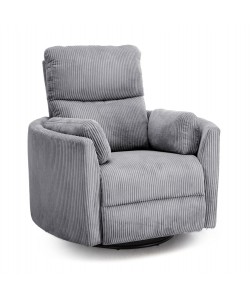 ΠΟΛΥΘΡΟΝΑ ΘΗΛΑΣΜΟΥ/RELAX VELMORA HM3300.01 ΓΚΡΙ ΚΟΤΛΕ ΥΦΑΣΜΑ 100x90x100Υεκ