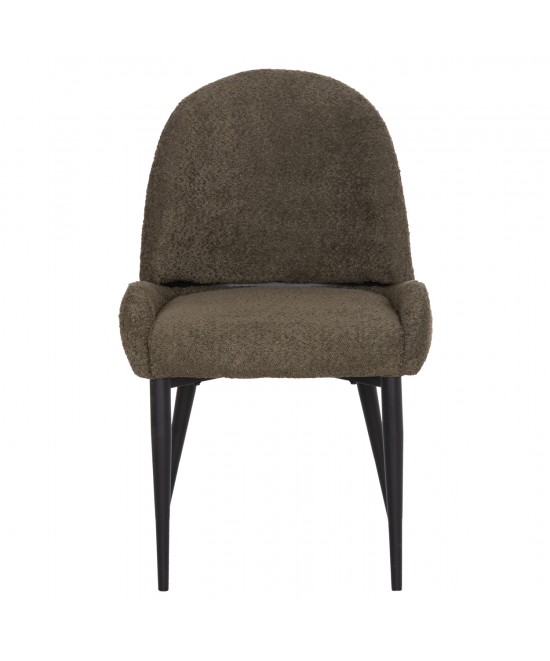 ΚΑΡΕΚΛΑ SARKY HM8585.13 ΥΦΑΣΜΑ ΜΠΟΥΚΛΕ ΠΡΑΣΙΝΟ ΜΕ ΜΕΤΑΛΛΙΚΑ ΠΟΔΙΑ 56x64x88Yεκ.