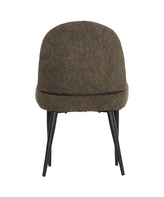 ΚΑΡΕΚΛΑ SARKY HM8585.13 ΥΦΑΣΜΑ ΜΠΟΥΚΛΕ ΠΡΑΣΙΝΟ ΜΕ ΜΕΤΑΛΛΙΚΑ ΠΟΔΙΑ 56x64x88Yεκ.