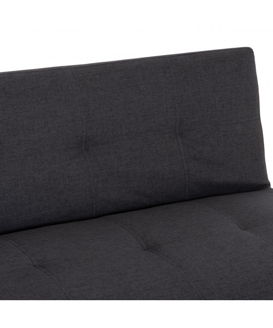 ΚΑΝΑΠΕΣ ΚΡΕΒΑΤΙ 3-ΘΕΣΙΟΣ KORO HM3304.01 ΓΚΡΙ PU ΔΕΡΜΑ 165x75x64Υεκ