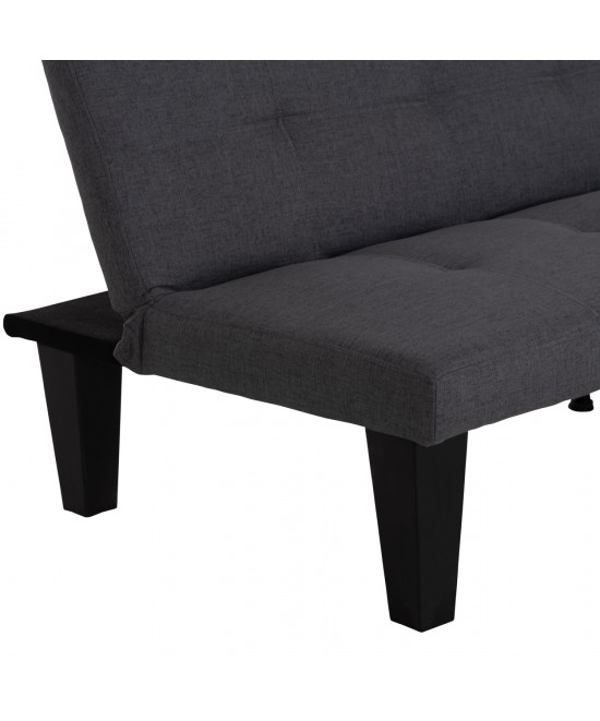 ΚΑΝΑΠΕΣ ΚΡΕΒΑΤΙ 3-ΘΕΣΙΟΣ KORO HM3304.01 ΓΚΡΙ PU ΔΕΡΜΑ 165x75x64Υεκ