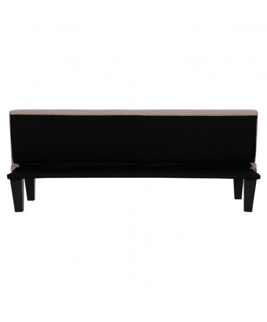 ΚΑΝΑΠΕΣ ΚΡΕΒΑΤΙ 3-ΘΕΣΙΟΣ KORO HM3304.04 ΜΠΕΖ PU ΔΕΡΜΑ 165x75x64Υεκ