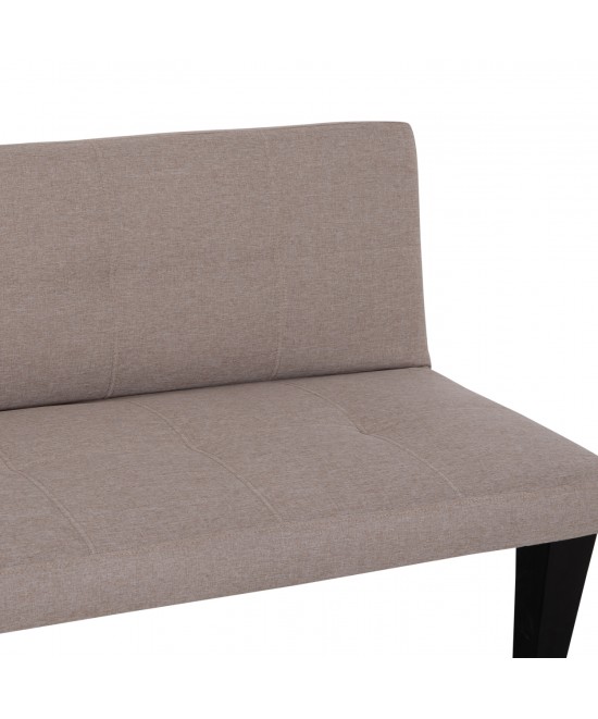 ΚΑΝΑΠΕΣ ΚΡΕΒΑΤΙ 3-ΘΕΣΙΟΣ KORO HM3304.04 ΜΠΕΖ PU ΔΕΡΜΑ 165x75x64Υεκ