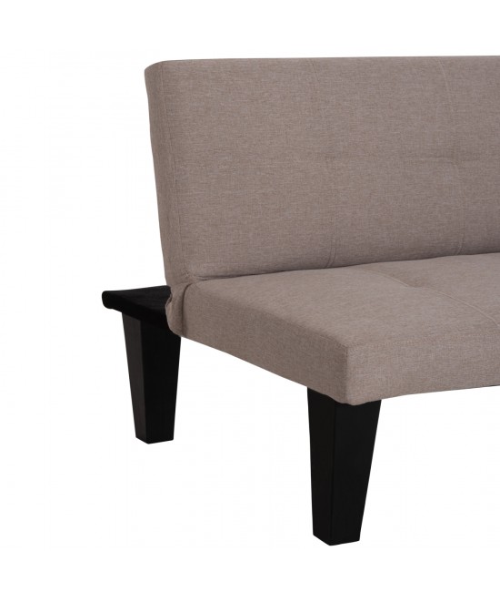 ΚΑΝΑΠΕΣ ΚΡΕΒΑΤΙ 3-ΘΕΣΙΟΣ KORO HM3304.04 ΜΠΕΖ PU ΔΕΡΜΑ 165x75x64Υεκ