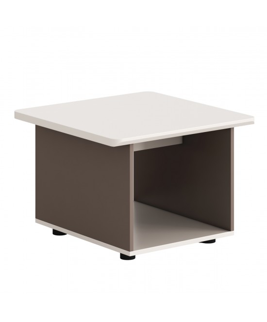 ΒΟΗΘΗΤΙΚΟ ΤΡΑΠΕΖAKI ΣΕΙΡΑ NEWLINE HM18286 ΜΕΛΑΜΙΝΗ ΚΡΕΜ-ΑΝΟΙΧΤΟ ΚΑΦΕ 60x60x42Υεκ