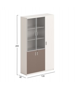ΒΙΒΛΙΟΘΗΚΗ/ΝΤΟΥΛΑΠΙ NEWLINE HM18280 ΜΕΛΑΜΙΝΗ ΛΕΥΚΗ-ΑΝΟΙΧΤΟ ΚΑΦΕ--ΓΥΑΛΙ 120x40x200Υεκ ΒΙΒΛΙΟΘΗΚΗ/ΝΤΟΥΛΑΠΙ NEWLINE HM18280 ΜΕΛΑΜΙΝΗ ΛΕΥΚΗ-ΑΝΟΙΧΤΟ ΚΑΦΕ--ΓΥΑΛΙ 120x40x200Υεκ