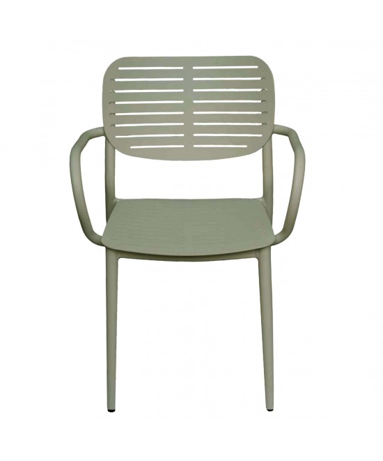 ΠΟΛΥΘΡΟΝΑ ΤΡΑΠΕΖΑΡΙΑΣ HILLIARD HM6644.07 ΑΛΟΥΜΙΝΙΟ ΣΕ OLIVE GREEN 56x58x80Υεκ