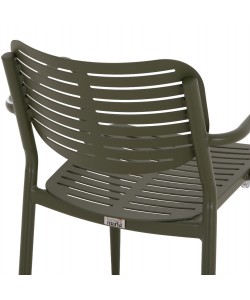 ΠΟΛΥΘΡΟΝΑ ΤΡΑΠΕΖΑΡΙΑΣ HILLIARD HM6644.07 ΑΛΟΥΜΙΝΙΟ ΣΕ OLIVE GREEN 58x52x78Υεκ
