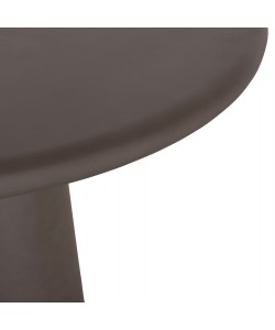 ΤΡΑΠΕΖΙ ΤΡΑΠΕΖΑΡΙΑΣ ΣΤΡΟΓΓΥΛΟ NAYU HM6583.01 ΓΚΡΙ FIBER CEMENT Φ120x73Υεκ