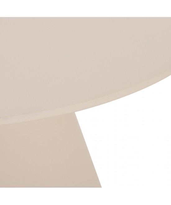 ΤΡΑΠΕΖΙ ΤΡΑΠΕΖΑΡΙΑΣ FIBER CEMENT ΣΤΡΟΓΓΥΛΟ RAIKO HM6573.02 ΜΠΕΖ Φ130x75Υεκ