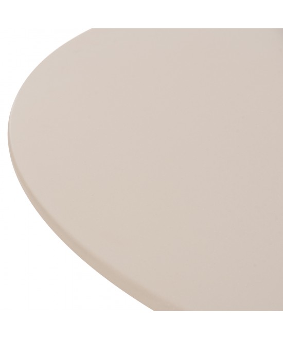 ΤΡΑΠΕΖΙ ΤΡΑΠΕΖΑΡΙΑΣ FIBER CEMENT ΣΤΡΟΓΓΥΛΟ RAIKO HM6573.02 ΜΠΕΖ Φ130x75Υεκ