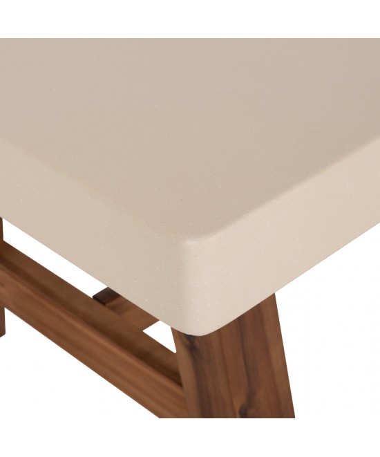 ΤΡΑΠΕΖΙ ΤΡΑΠΕΖΑΡΙΑΣ FIBER CEMENT & ΞΥΛΟ ΑΚΑΚΙΑΣ MAEVE HM6575.02 ΜΠΕΖ 200x100x75Υεκ ΤΡΑΠΕΖΙ ΤΡΑΠΕΖΑΡΙΑΣ FIBER CEMENT & ΞΥΛΟ ΑΚΑΚΙΑΣ MAEVE HM6575.02 ΜΠΕΖ 200x100x75Υεκ