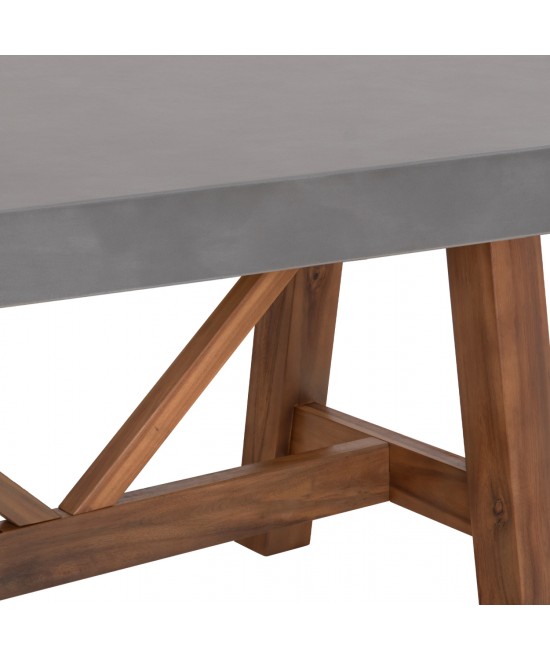 ΤΡΑΠΕΖΙ ΤΡΑΠΕΖΑΡΙΑΣ FIBER CEMENT & ΞΥΛΟ ΑΚΑΚΙΑΣ MAEVE HM6596.01 ΓΚΡΙ 160x90x75Υεκ ΤΡΑΠΕΖΙ ΤΡΑΠΕΖΑΡΙΑΣ FIBER CEMENT & ΞΥΛΟ ΑΚΑΚΙΑΣ MAEVE HM6596.01 ΓΚΡΙ 160x90x75Υεκ