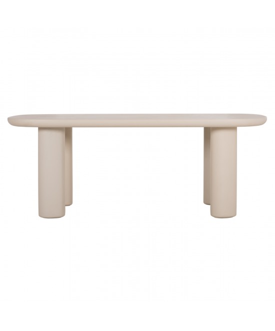 ΤΡΑΠΕΖΙ ΤΡΑΠΕΖΑΡΙΑΣ FIBER CEMENT KIORA HM6597.02 ΜΠΕΖ 200x100x76Υεκ