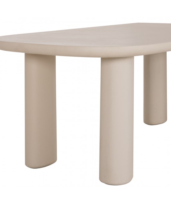 ΤΡΑΠΕΖΙ ΤΡΑΠΕΖΑΡΙΑΣ FIBER CEMENT KIORA HM6597.02 ΜΠΕΖ 200x100x76Υεκ