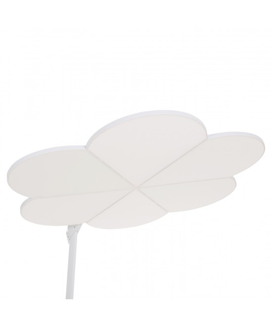 ΟΜΠΡΕΛΑ ΜΕ ΒΑΣΗ ΣΕΙΡΑ CANNOPY (flower) HM21286.02 ΑΛΟΥΜΙΝΙΟ-ΓΡΑΝΙΤΗΣ-ΛΕΥΚΟ 2,38x2,2μ