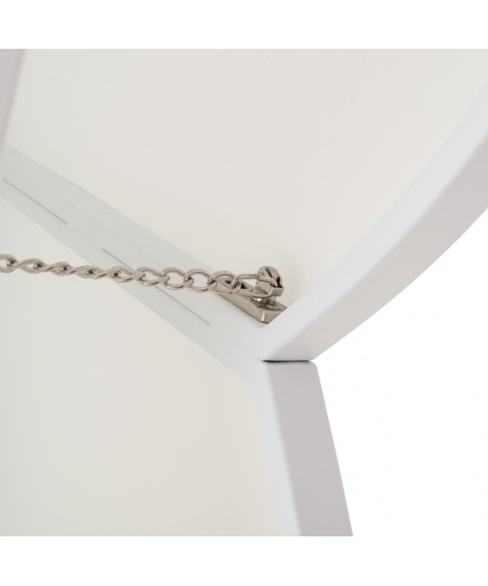 ΟΜΠΡΕΛΑ ΜΕ ΒΑΣΗ ΣΕΙΡΑ CANNOPY (flower) HM21286.02 ΑΛΟΥΜΙΝΙΟ-ΓΡΑΝΙΤΗΣ-ΛΕΥΚΟ 2,38x2,2μ