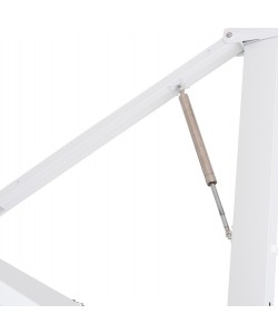 ΟΜΠΡΕΛΑ ΜΕ ΒΑΣΗ ΣΕΙΡΑ CANNOPY (flower) HM21286.02 ΑΛΟΥΜΙΝΙΟ-ΓΡΑΝΙΤΗΣ-ΛΕΥΚΟ 2,38x2,2μ
