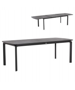 ΤΡΑΠΕΖΙ ΕΠΕΚΤΕΙΝΟΜΕΝΟ SYMPO HM6415.01 ΓΚΡΙ ΑΛΟΥΜΙΝΙΟ 220-300x100x75Υεκ