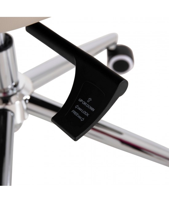 ΚΑΡΕΚΛΑ ΓΡΑΦΕΙΟΥ SONTY HM18354.10 ΑΝΟΙΧΤΟ ΓΚΡΙ PU ΔΕΡΜΑ--ΒΑΣΗ ΧΡΩΜΙΟΥ 64x68x125Υεκ