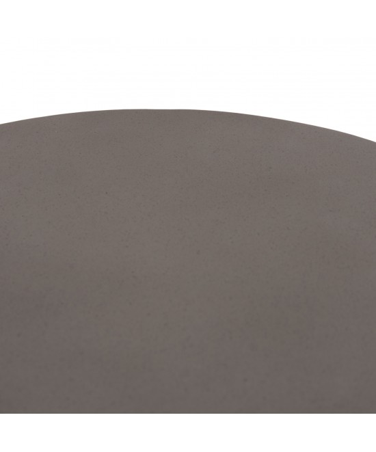 ΤΡΑΠΕΖΙ ΒΟΗΘΗΤΙΚΟ PERRAL HM18164.03S FIBER CEMENT ΓΚΡΙ-ΦΥΣΙΚΟ RATTAN--Φ42x36Υεκ