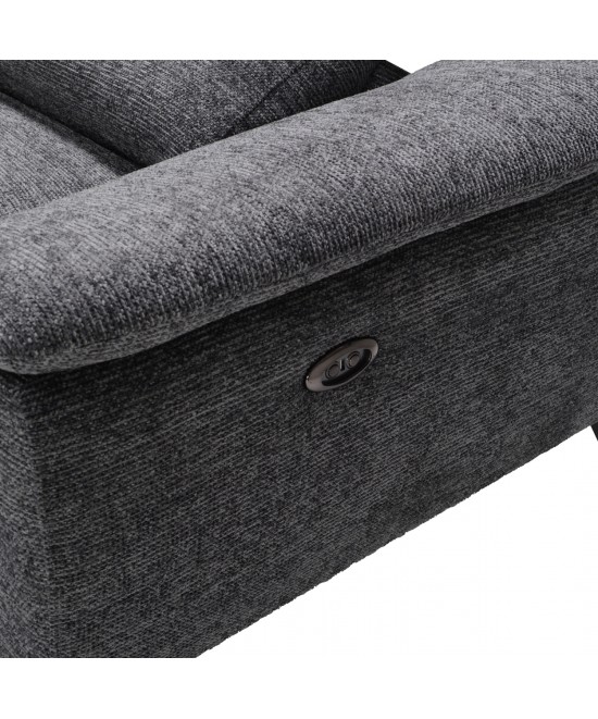 ΚΑΝΑΠΕΣ ΑΡΙΣΤΕΡΗ ΓΩΝΙΑ-ΑΝΑΚΛΙΣΗ & ΑΠΟΘ.ΧΩΡΟΣ-RESTRO HM3339.01L ΓΚΡΙ ΥΦΑΣΜΑ 284x224x76Υεκ