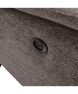 ΚΑΝΑΠΕΣ ΔΕΞΙΑ ΓΩΝΙΑ-ΑΝΑΚΛΙΣΗ & ΑΠΟΘ.ΧΩΡΟΣ-RESTRO HM3339.02R ΜΠΕΖ ΥΦΑΣΜΑ 284x224x76Υ