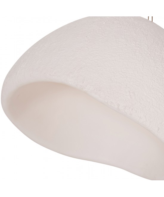 ΦΩΤΙΣΤΙΚΟ ΟΡΟΦΗΣ ΚΡΕΜΑΣΤΟ JAYLEN HM4703.02L FIBER CEMENT ΛΕΥΚΟ 65x55x45Υεκ.