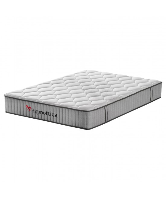 ΣΤΡΩΜΑ ΔΙΠΛΟ HYPNOTTICA HM748.06 POCKET SPRINGS--ΛΕΥΚΟ 160x200x25Υεκ.