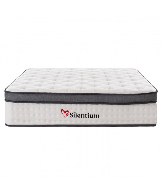ΣΤΡΩΜΑ ΔΙΠΛΟ SILENTIUM HM749.04 POCKET SPRINGS--ΛΕΥΚΟ 140x200x30Υεκ.