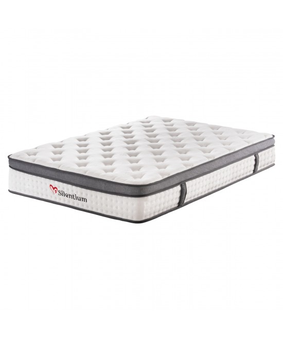 ΣΤΡΩΜΑ ΔΙΠΛΟ SILENTIUM HM749.04 POCKET SPRINGS--ΛΕΥΚΟ 140x200x30Υεκ.